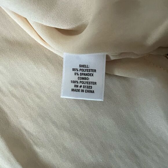 Cece V-Neck Sequin Lined Blouse- Size Large - Picture 6 of 8